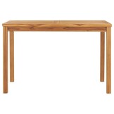 vidaXL Massief Teakhouten Tuintafel 120x70x77 cm - 35% Korting