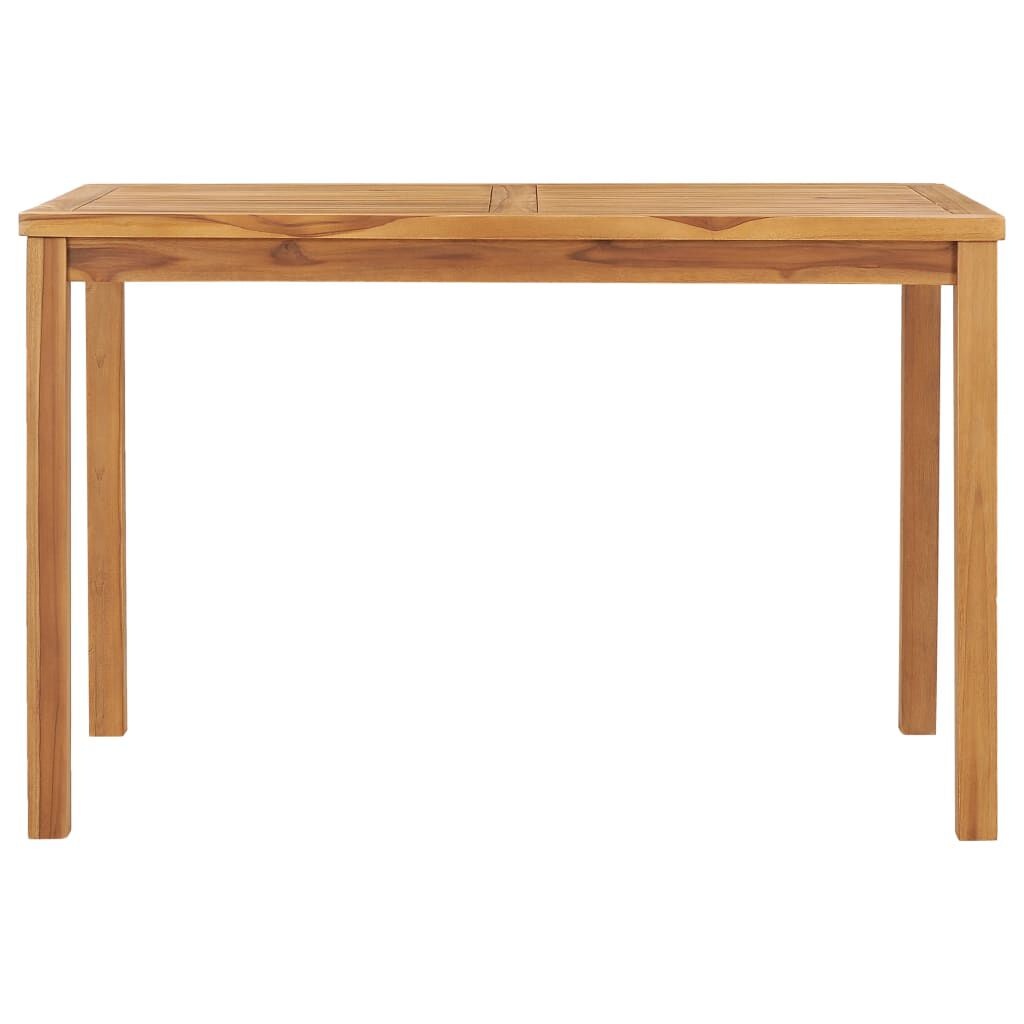 vidaXL Massief Teakhouten Tuintafel 120x70x77 cm - 35% Korting