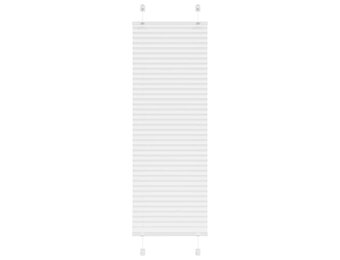 Plissé rolgordijn Wit 45x150cm - 31% Korting