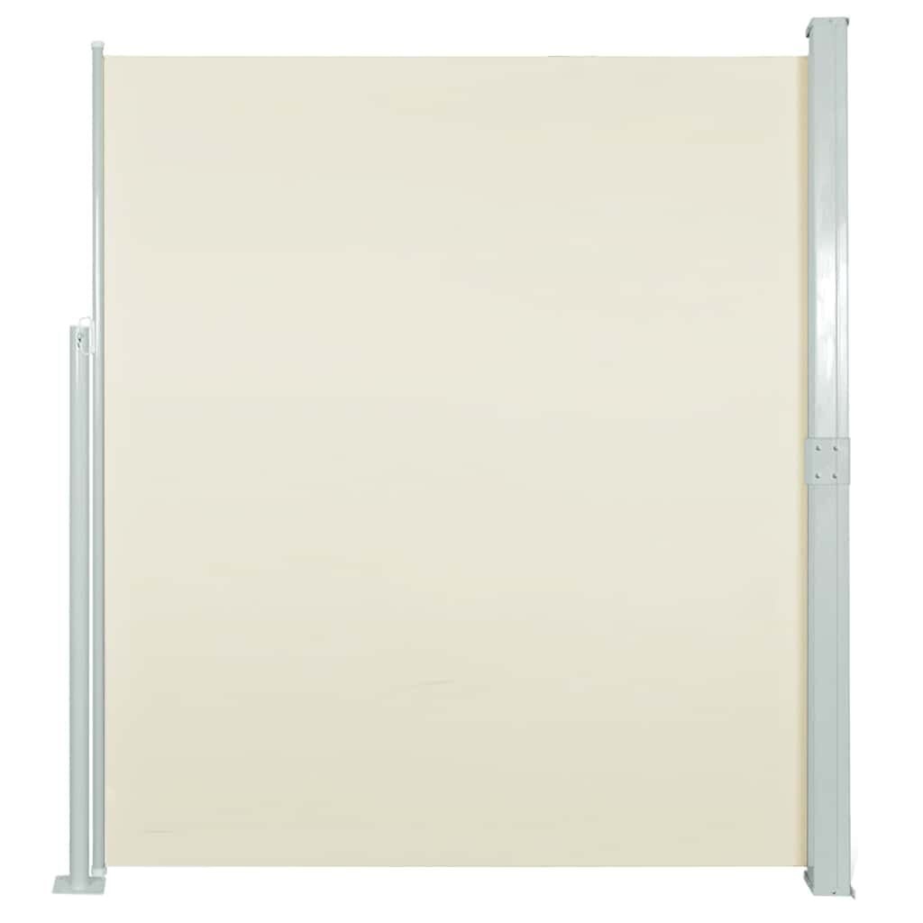 vidaXL Uittrekbaar Tuinscherm 170x300 cm Crème - 34% Korting