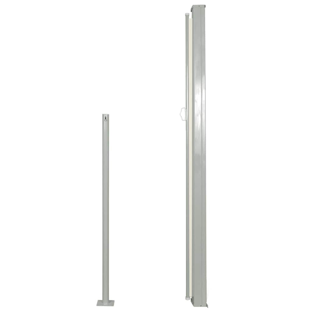 vidaXL Uittrekbaar Tuinscherm 170x300 cm Crème - 34% Korting