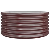 Plantenbak Staal Bruin 80x80x36 cm - 56% Korting!