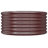 Plantenbak Staal Bruin 80x80x36 cm - 56% Korting!