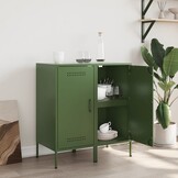 vidaXL Dressoir Olijfgroen - 2 stuks met 54% korting