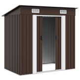 VidaXL Tuinberging Staal Bruin 194x121x181 cm - 60% Korting