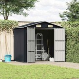 VidaXL Tuinschuur Staal Antraciet - 205x129x183 cm - 55% Korting