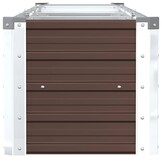 Verhoogde Plantenbak Staal 320x40x45cm Bruin - 34% Korting