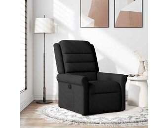 Verstelbare Fauteuil van Stof - Zwart - 35% Korting