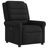 Verstelbare Fauteuil van Stof - Zwart - 35% Korting