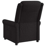Verstelbare Fauteuil van Stof - Zwart - 35% Korting