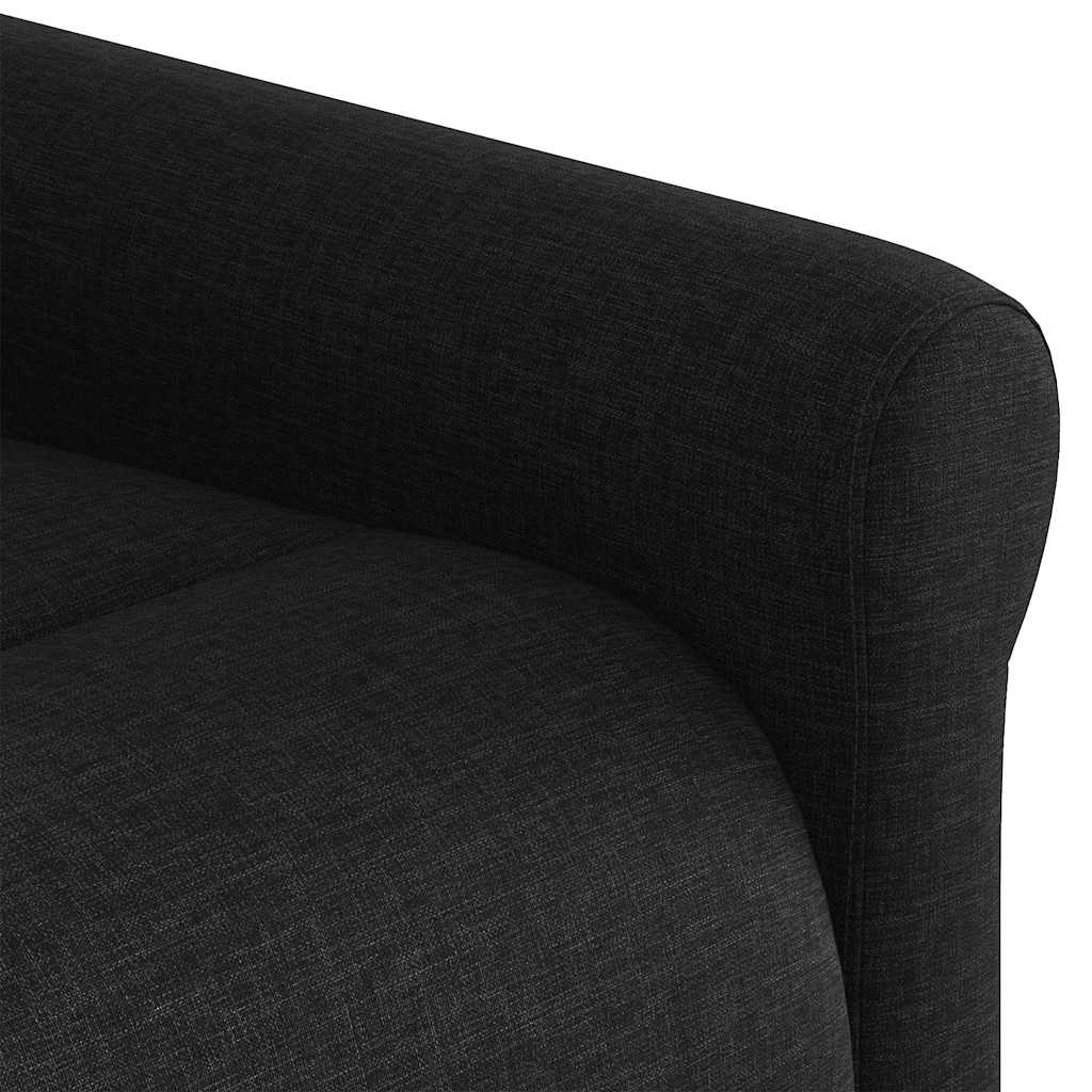 Verstelbare Fauteuil van Stof - Zwart - 35% Korting