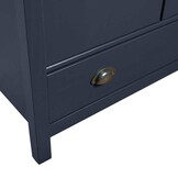vidaXL Kledingkast Hill Grijs 89x50x170cm Grenenhout - 60% Korting