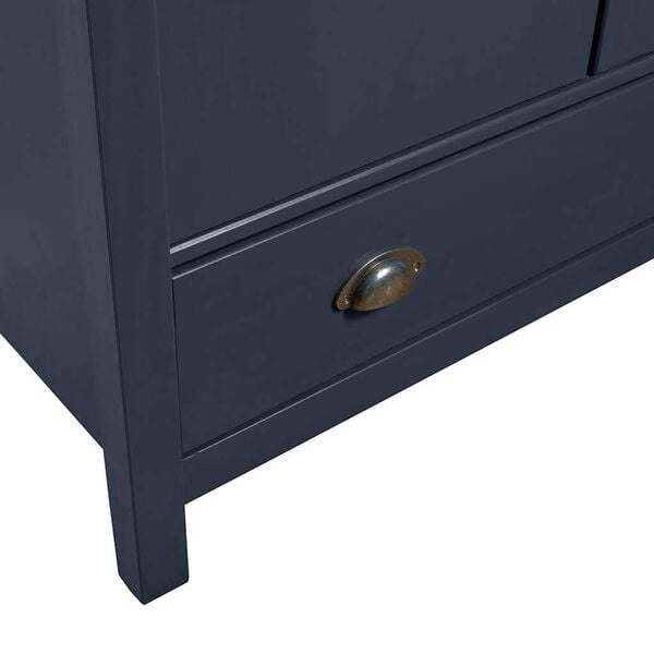 vidaXL Kledingkast Hill Grijs 89x50x170cm Grenenhout - 60% Korting