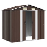 vidaXL Tuinberging 204x132x186 cm Staal Bruin - 60% Korting