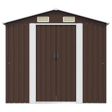 vidaXL Tuinberging 204x132x186 cm Staal Bruin - 60% Korting