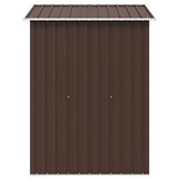 vidaXL Tuinberging 204x132x186 cm Staal Bruin - 60% Korting
