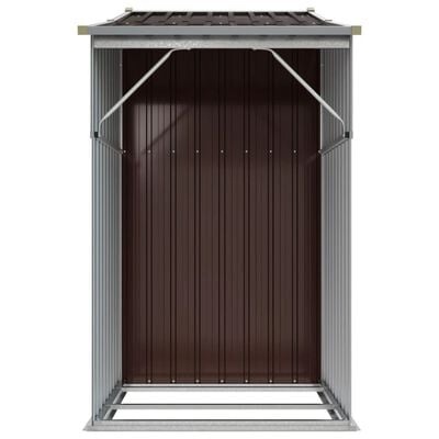 VidaXL Tuinschuur 277x93x179 cm Staal Bruin - 55% Korting