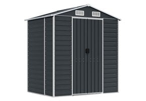 Tuinschuur Staal Antraciet 191x130x198cm - 35% Korting