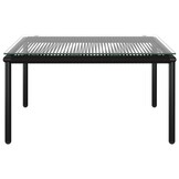 Loungeset PVC Zwart 6-delig met Kussens - 35% Korting