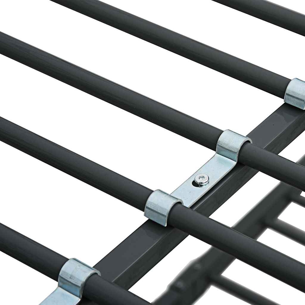 vidaXL Stapelbed Metaal Zwart 90x200 cm - 55% Korting