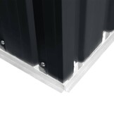vidaXL Tuinberging 257x205x178 cm Staal Antraciet - 35% Korting