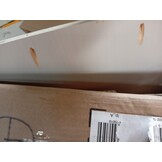 vidaXL Kledingkast BODO Massief Grenenhout Wit/Bruin - 55% Korting