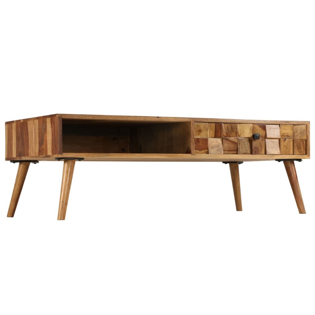 Salontafel 110x50x37 cm Sheeshamhout Honingkleur - 54% Korting