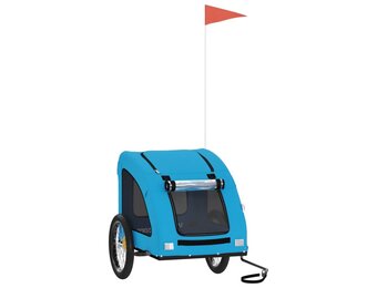 Hondenfietskar Blauw - Oxford Stof & Ijzer - 58% Korting