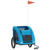 Hondenfietskar Blauw - Oxford Stof & Ijzer - 58% Korting