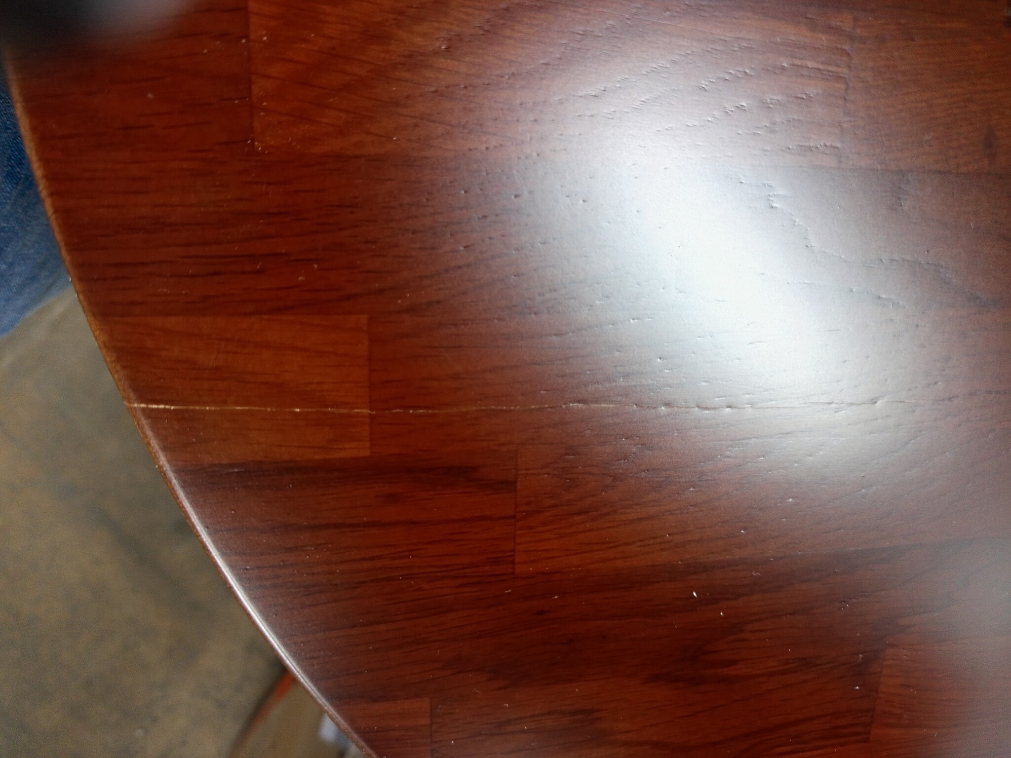 vidaXL Eikenhout Tafelblad Rond Donkerbruin 70 cm - 58% Korting