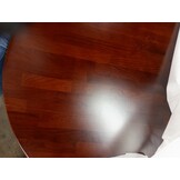vidaXL Eikenhout Tafelblad Rond Donkerbruin 70 cm - 58% Korting