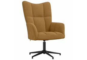 VidaXL Relaxstoel Fluweel Bruin 41% Korting
