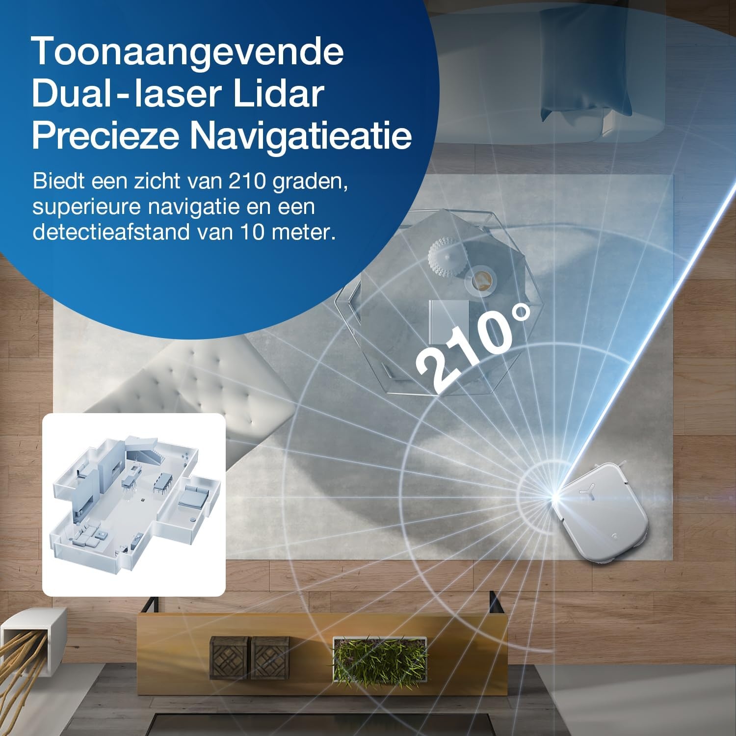 ECOVACS DEEBOT X2 Omni Robotstofzuiger Wit - 35% Korting