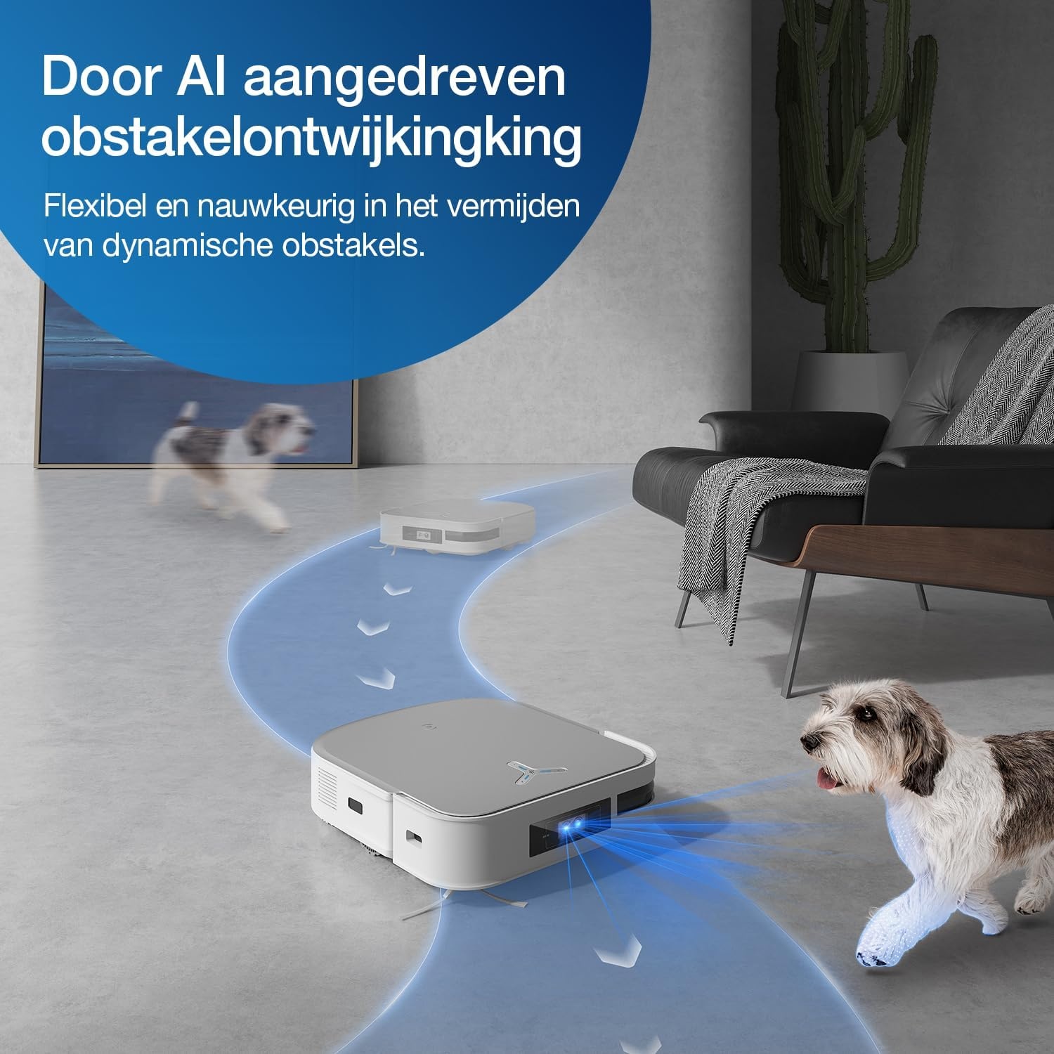 ECOVACS DEEBOT X2 Omni Robotstofzuiger Wit - 35% Korting