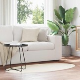 vidaXL Tapijt Crème 80 x 150 cm Polyester - 33% Korting