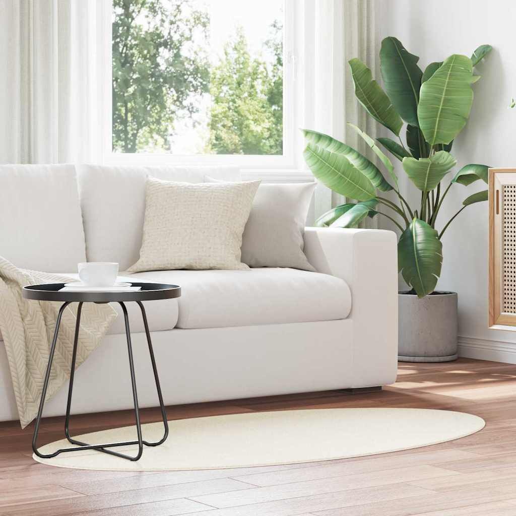 vidaXL Tapijt Crème 80 x 150 cm Polyester - 33% Korting