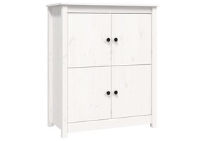 Dressoir Grenenhout Wit 83x41,5x100 cm - 59% Korting