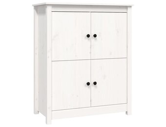 Dressoir Grenenhout Wit 83x41,5x100 cm - 54% Korting
