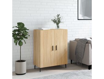 vidaXL Dressoir 69,5x34x90 cm bewerkt hout sonoma eikenkleurig