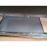 vidaXL Opbergrek 60x30x210 cm massief grenenhout grijs