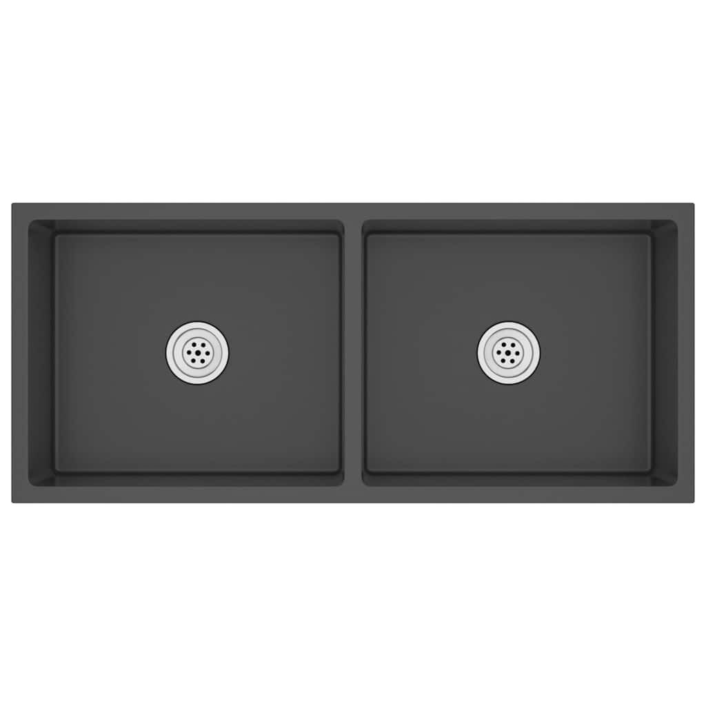 RVS Keuken Wastafel Zwart - 52% Korting