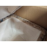 vidaXL Opbergbankjes 2 st met grijs kussen 69 cm kattenstaart