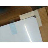 vidaXL Wandschappen 2 st 100x30x3 cm roestvrijstaal zilverkleurig