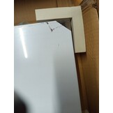vidaXL Wandschappen 2 st 100x30x3 cm roestvrijstaal zilverkleurig
