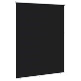 vidaXL Buitenrolgordijn UV-bescherming Zwart 100 x 230 cm (B x H)