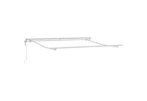 Markies Handmatig Wit 3 x 2.5m Metaal - 35% Korting