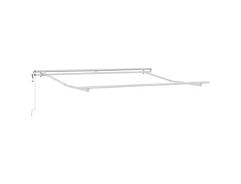 Markies Handmatig Wit 3 x 2,5 m Metaal