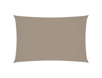 vidaXL Zonnescherm rechthoekig 5x8 m oxford stof taupe