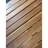 vidaXL Tuintafel 110x60x45 cm massief acaciahout