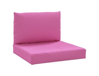 vidaXL Palletkussens 2 st oxford stof roze